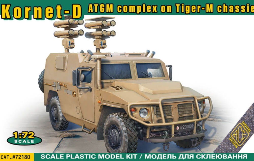 Kornet-D ATGM complex on Tiger-M chassie