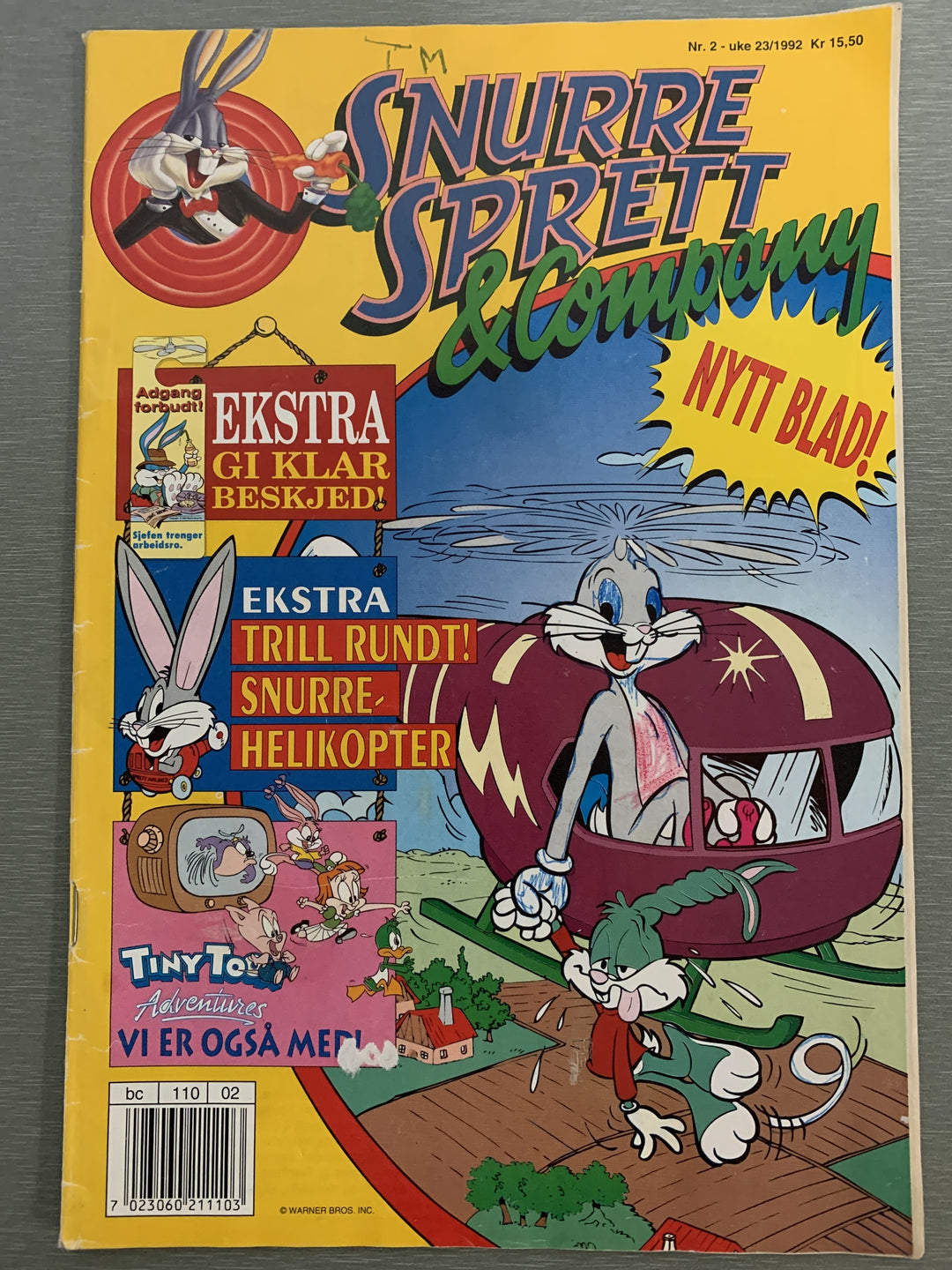Snurre Sprett & Company nr. 2 - 1992. Tegneserieblad
