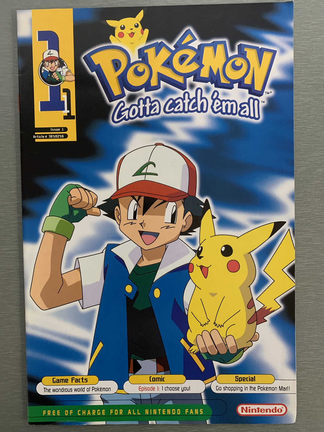 Pokémon – Gotta catch 'em all Issue 1. Tegneserieblad
