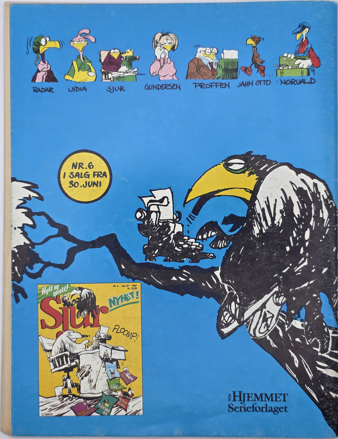 Sjur 1987/05. Tegneserieblad