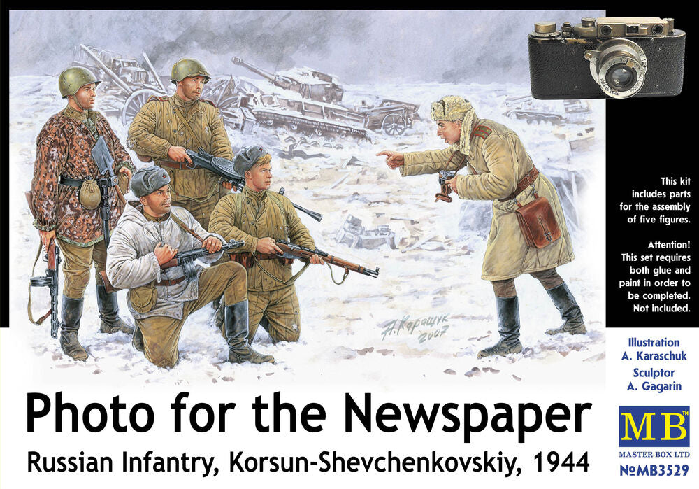 Russische Infanterie Korsun 1944 Photo for the Newspaper
