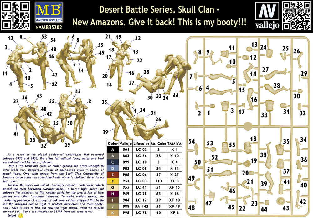 Desert Battle Series. Skull Clan-New Amazons
