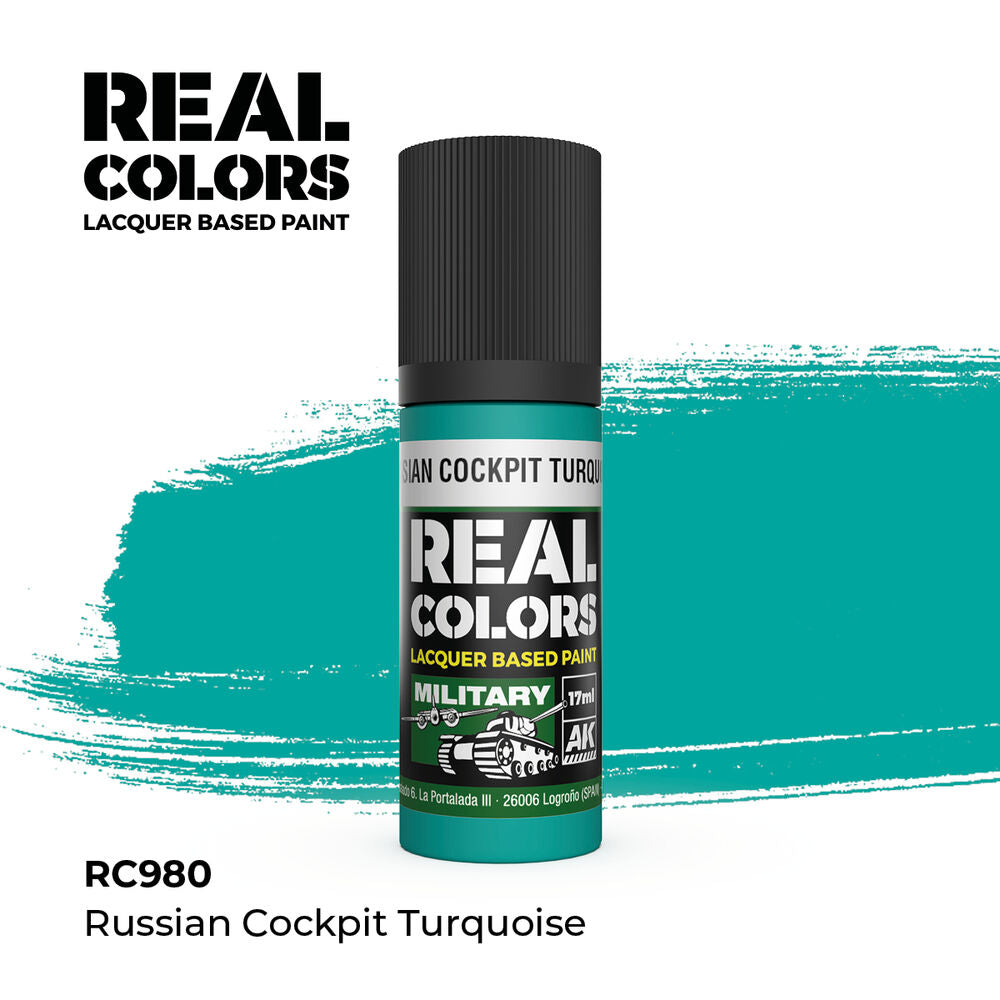 Real Colors: Russian Cockpit Torquoise 17ml.