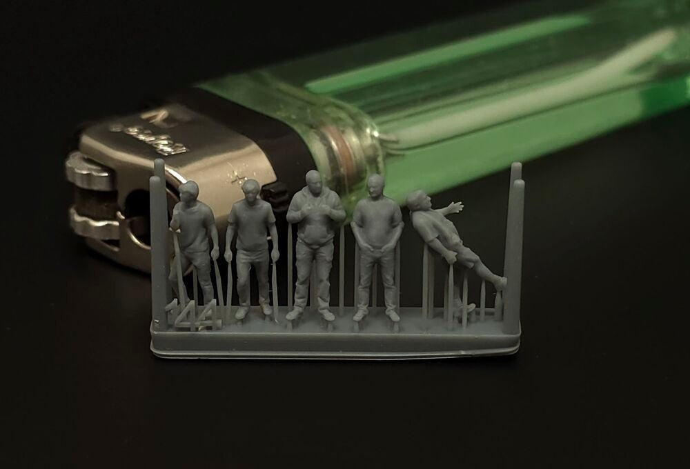 Aeroclub members-5 figures (3D print)