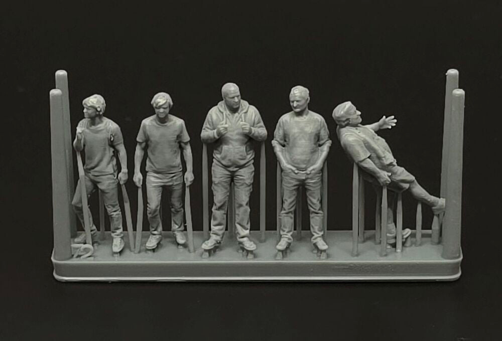 Aeroclub members-5 figures (3D print)