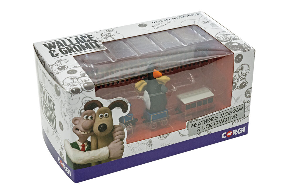 Wallace & Gromit - The Wrong Trousers - Feathers McGraw & Locomotive