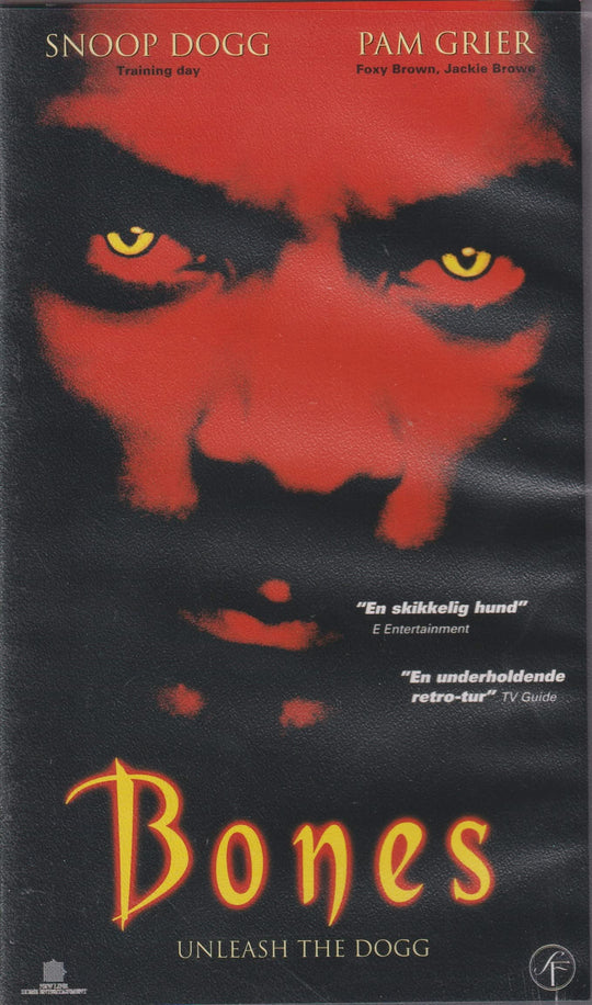 Bones (2001). VHS leiefilm.