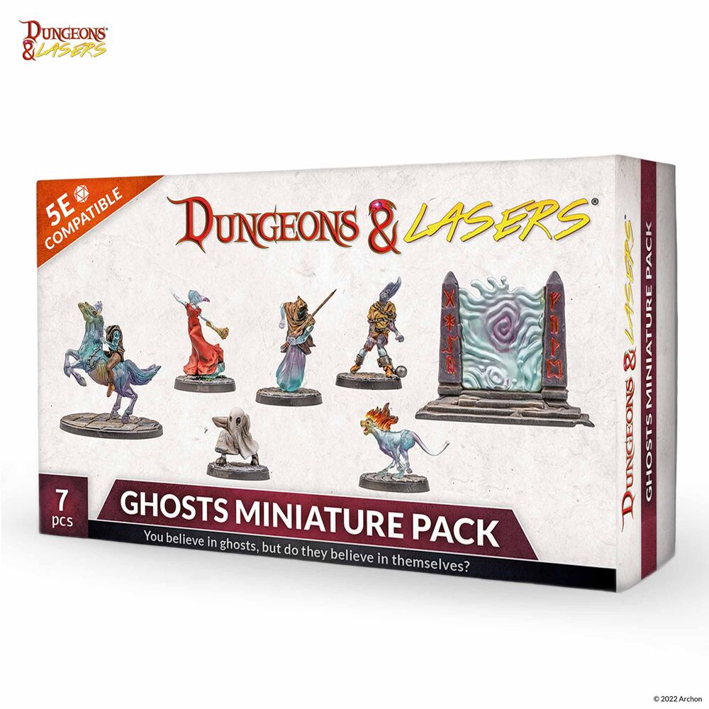Dungeons & Lasers Miniatures: GHOSTS MINIATURE PACK