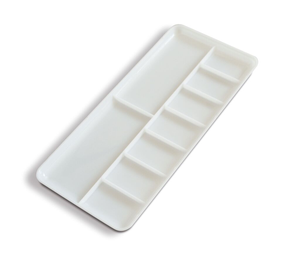 Rectangular palette 18x8,5 cm
