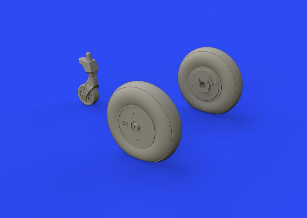 Ki-61-Id wheels for Tamiya