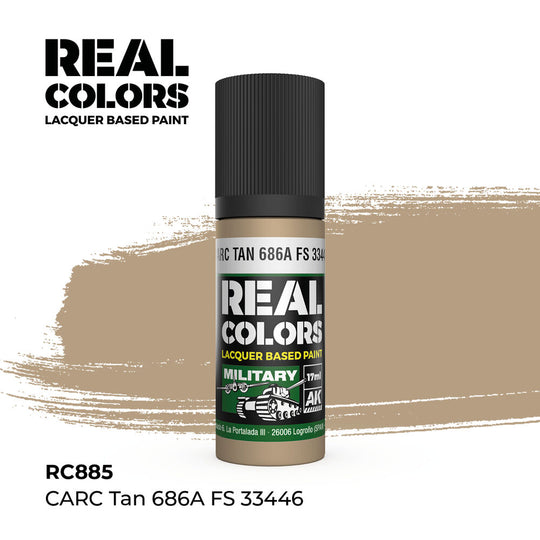 Real Colors: CARC Tan 686A FS 33446 17 ml.