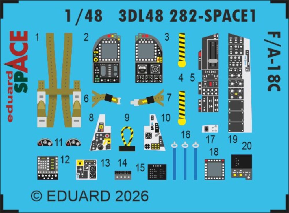 F/A-18C SPACE 1/48 for Eduard / Kinetic