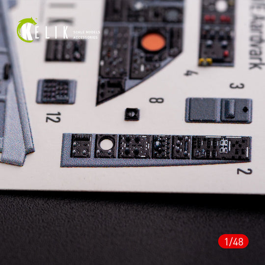 F-111 D/E Aardvark interior 3D decals for HobbyBoss kit