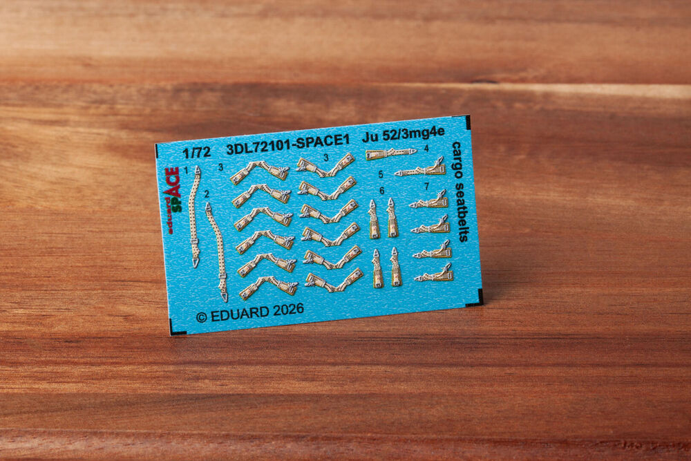 Ju 52/3mg4e cargo seatbelts SPACE for Airfix