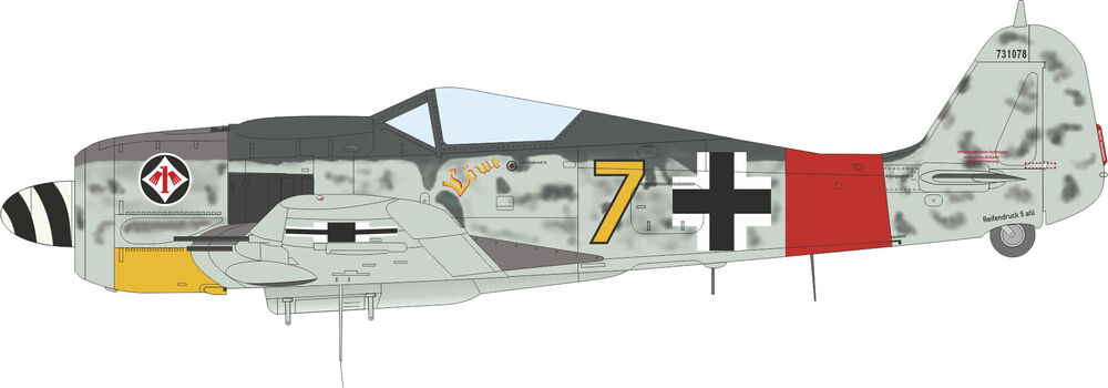 Fw 190A-8 standard wings 1/72