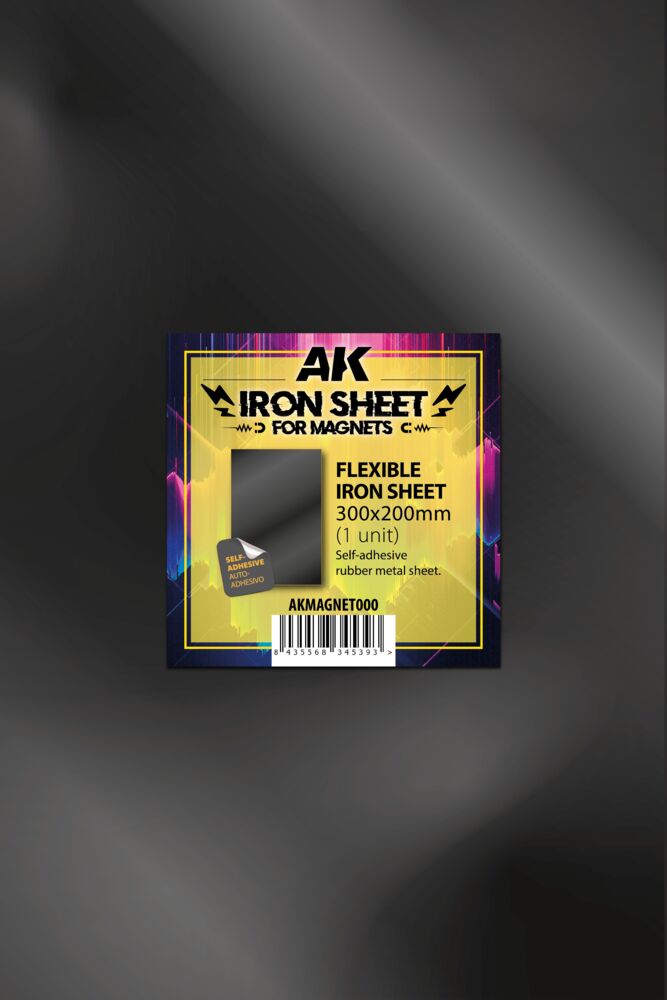 IRON SHEET FOR MAGNETS 300x200mm