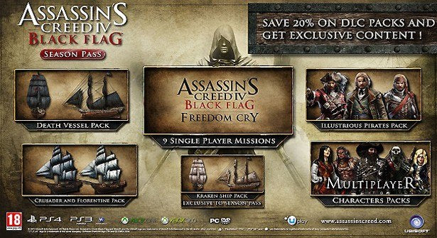 Assassin’s Creed IV: Black Flag - Season Pass DLC PC Ubisoft Connect CD Key