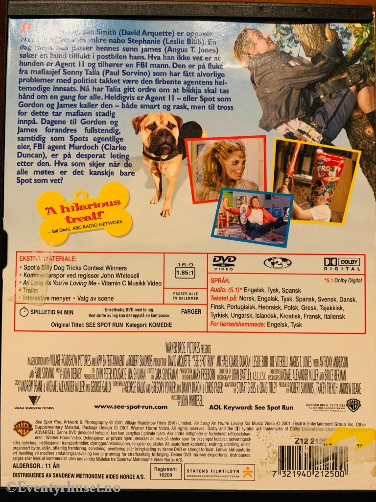 Agent 11. Dvd Snapcase.
