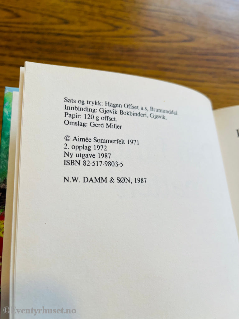 Aimée Sommerfelt. 1950-tallet. Den farlige natten. Bok.