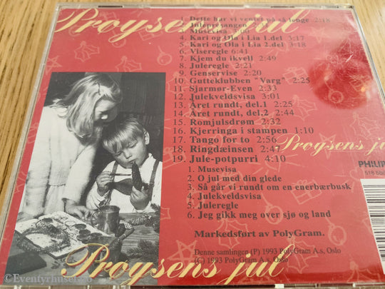 Alf Prøysens Jul. 1993. Cd. Cd