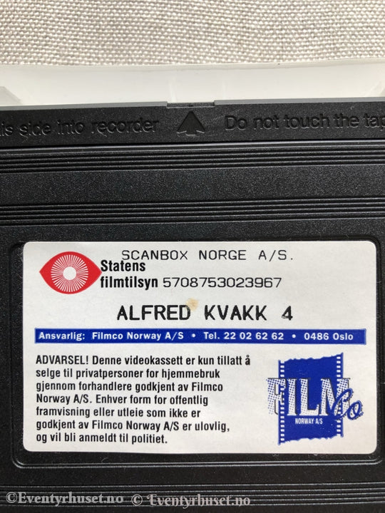 Alfred Kvakk 4. Vhs. Vhs