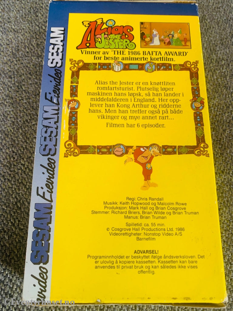 Alias The Jester. 1986. Vhs. Vhs