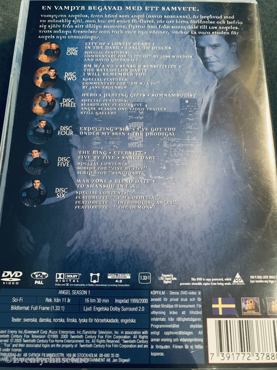 Angel - Sesong 1. Dvd Samleboks.