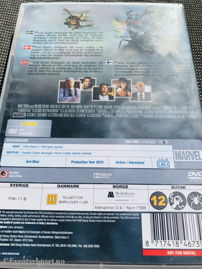 Ant-Man. Dvd. Dvd