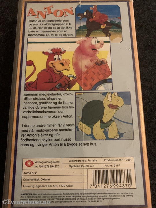 Anton 2. 1989. Vhs. Vhs