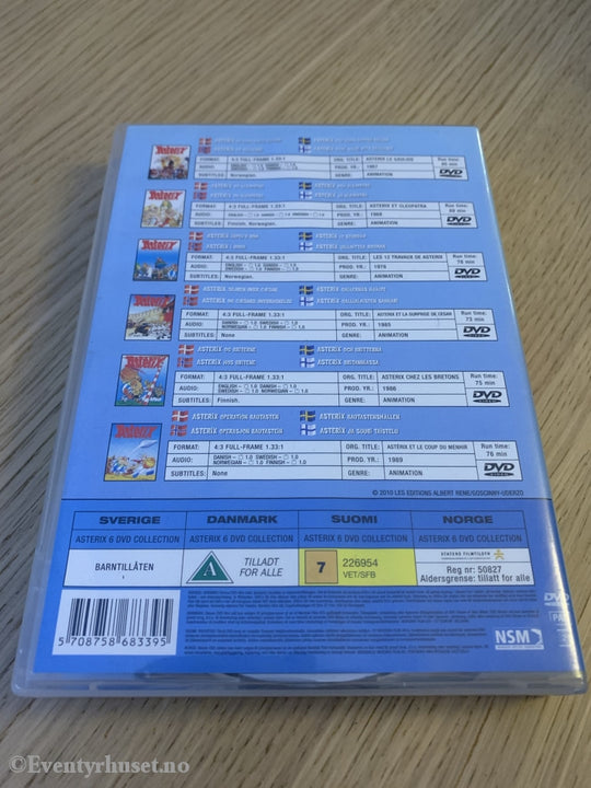 Asterix. Dvd Samleboks. 6Xdvd.