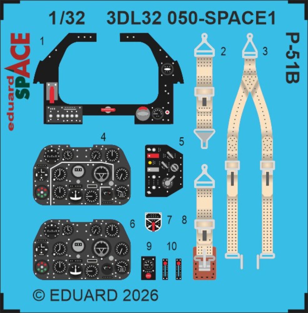 P-51B SPACE for Eduard