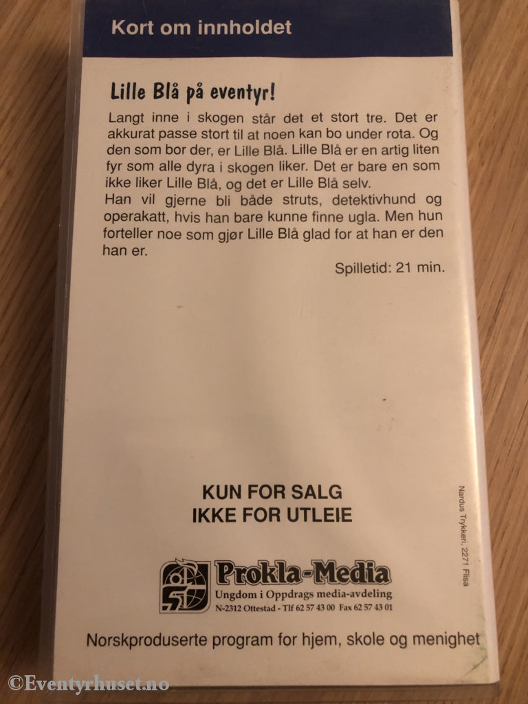 Ballongteateret. Lille Blå På Eventyr! Vhs. Vhs