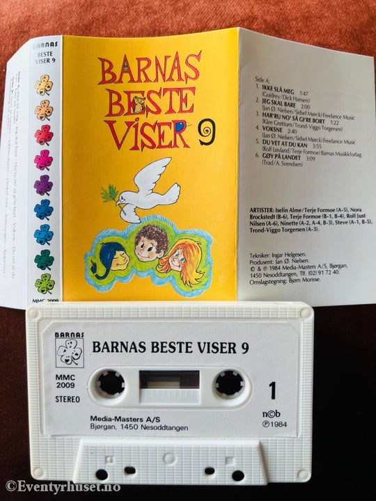 Barnas Beste Viser 9. 1984. Kassett. Kassett (Mc)