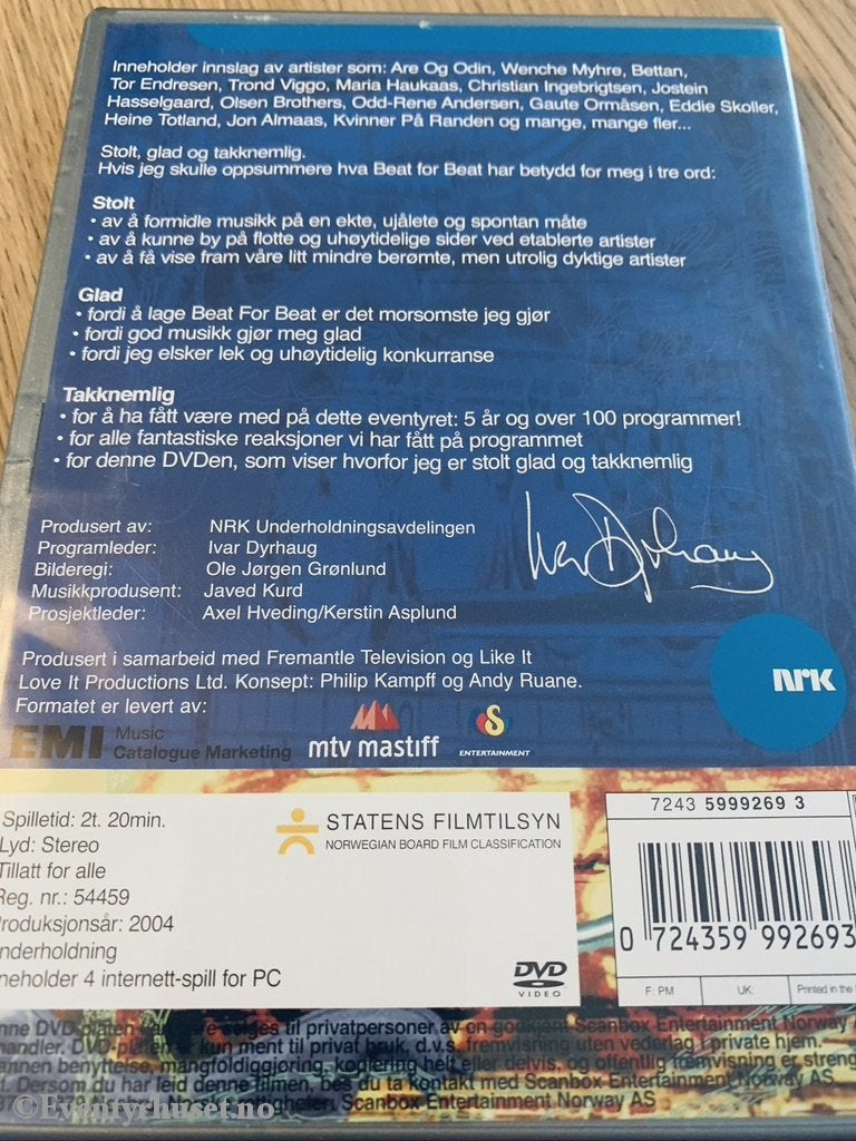 Beat For (Nrk). 2004. Dvd. Dvd