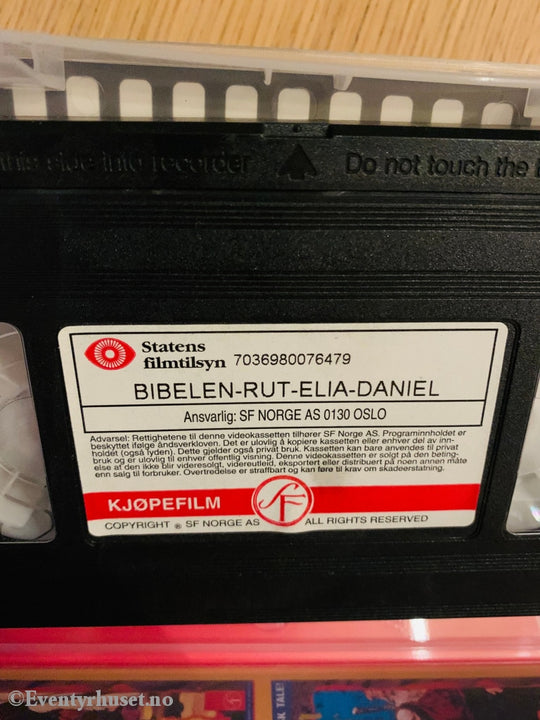 Bibelen - Fantastiske Historier Fra Det Gamle Testamentet. Rut- Elia Daniel. 1996. Vhs. Vhs