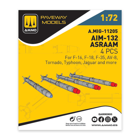 AIM-132 ASRAAM (4 pcs)