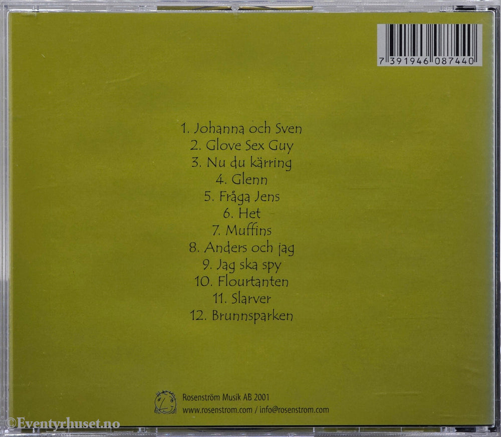 Björn Rosenström. Glove Sex Guy. . Musikk-CD.