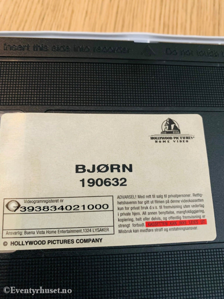 Bjørn. 1998. Vhs. Vhs