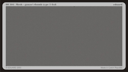 Gitter / Mesh rhomb type 1 6 x 6