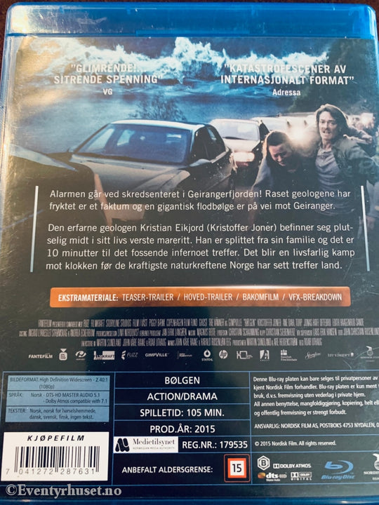 Bølgen. Blu-Ray. Blu-Ray Disc