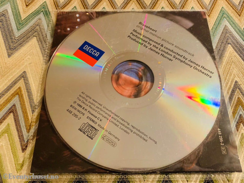 Braveheart - Soundtrack. Cd. Cd