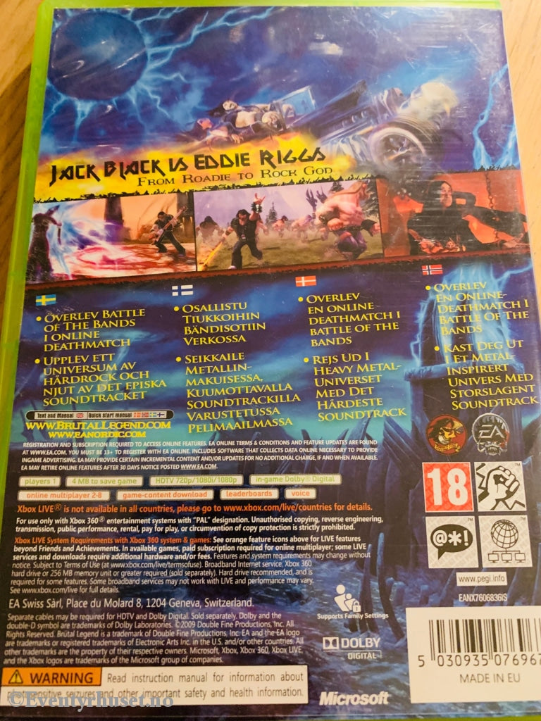 Brutal Legend. Xbox 360.