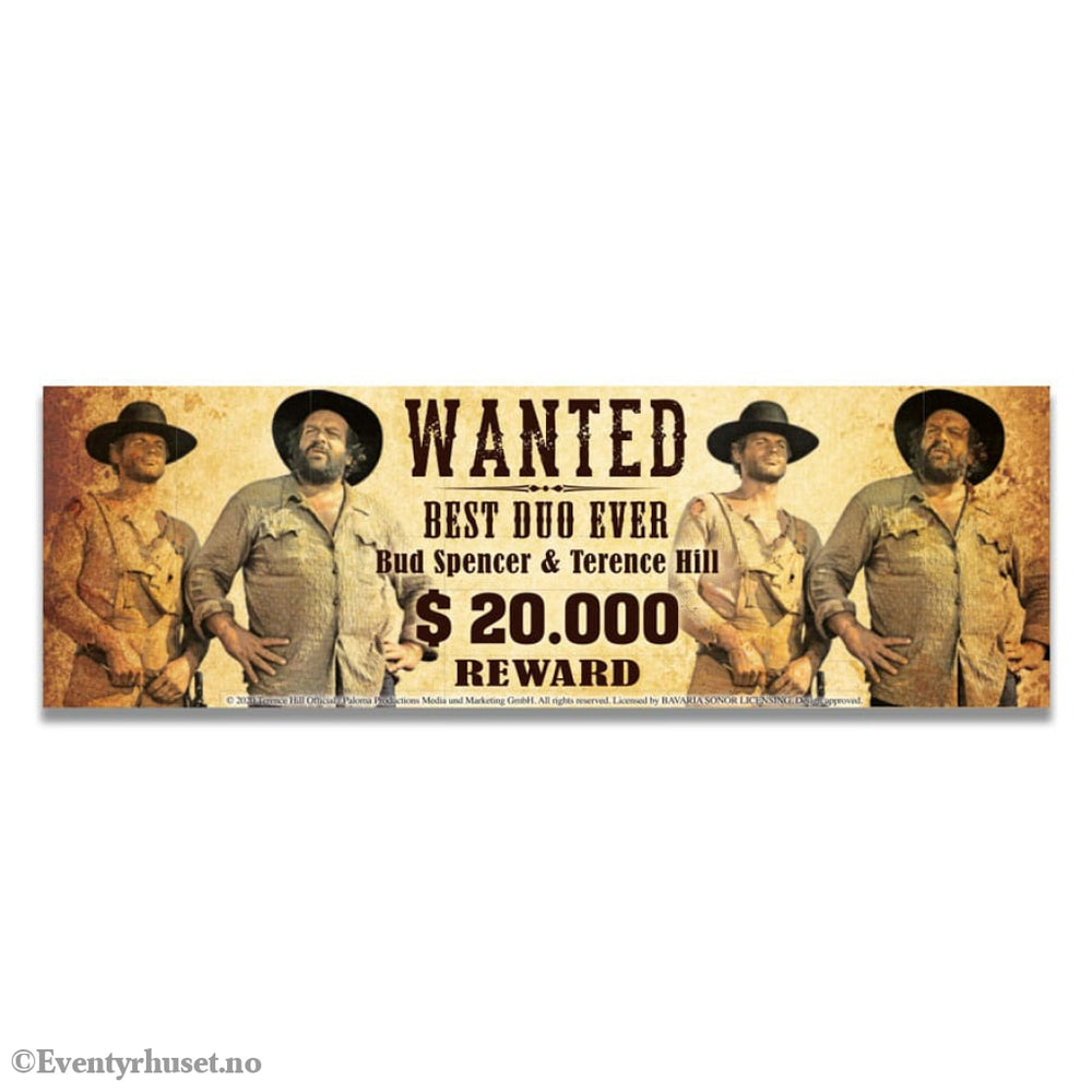 Bud Spencer & Terence Hill Enamel Mug Wanted Home & Gifts