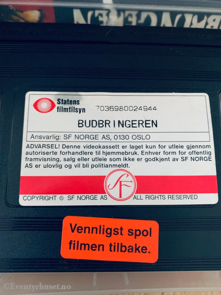 Budbringeren. 1997. Vhs Leiefilm.