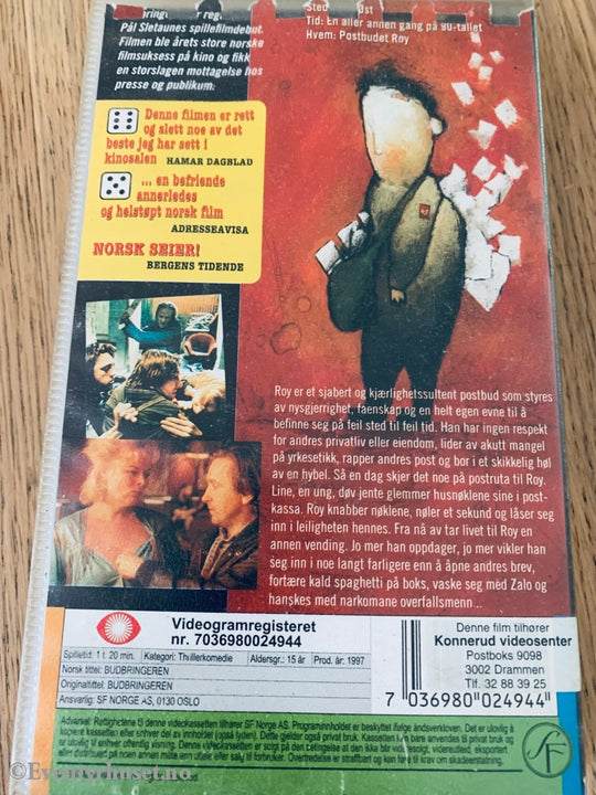Budbringeren. 1997. Vhs Leiefilm.