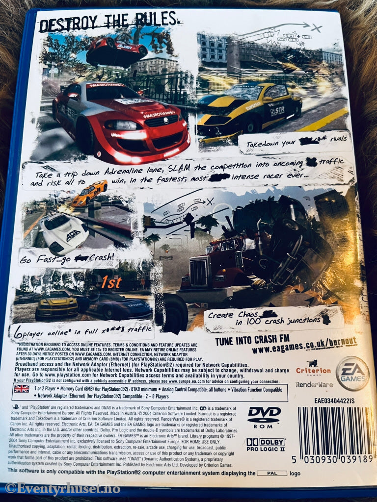 Burnout 3 - Takedown. Ps2. Ps2