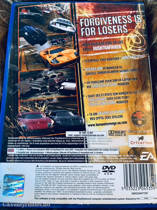 Burnout Revenge. Ps2. Ps2