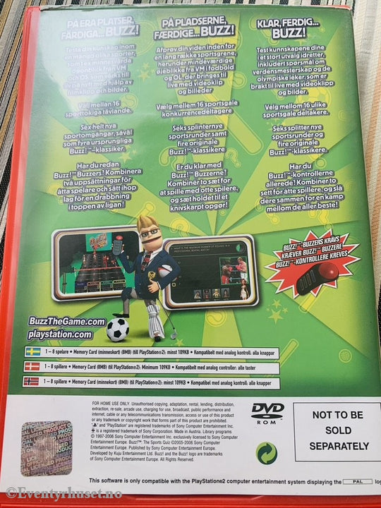 Buzz - The Sports Quiz. Ps2. Ps2
