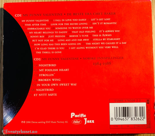 Chet Baker. My Funny Valentine. 1994. Cd. Cd
