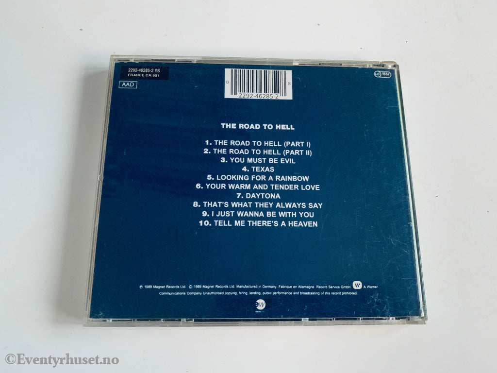 Chris Rea 1989. The Road to Hell. CD